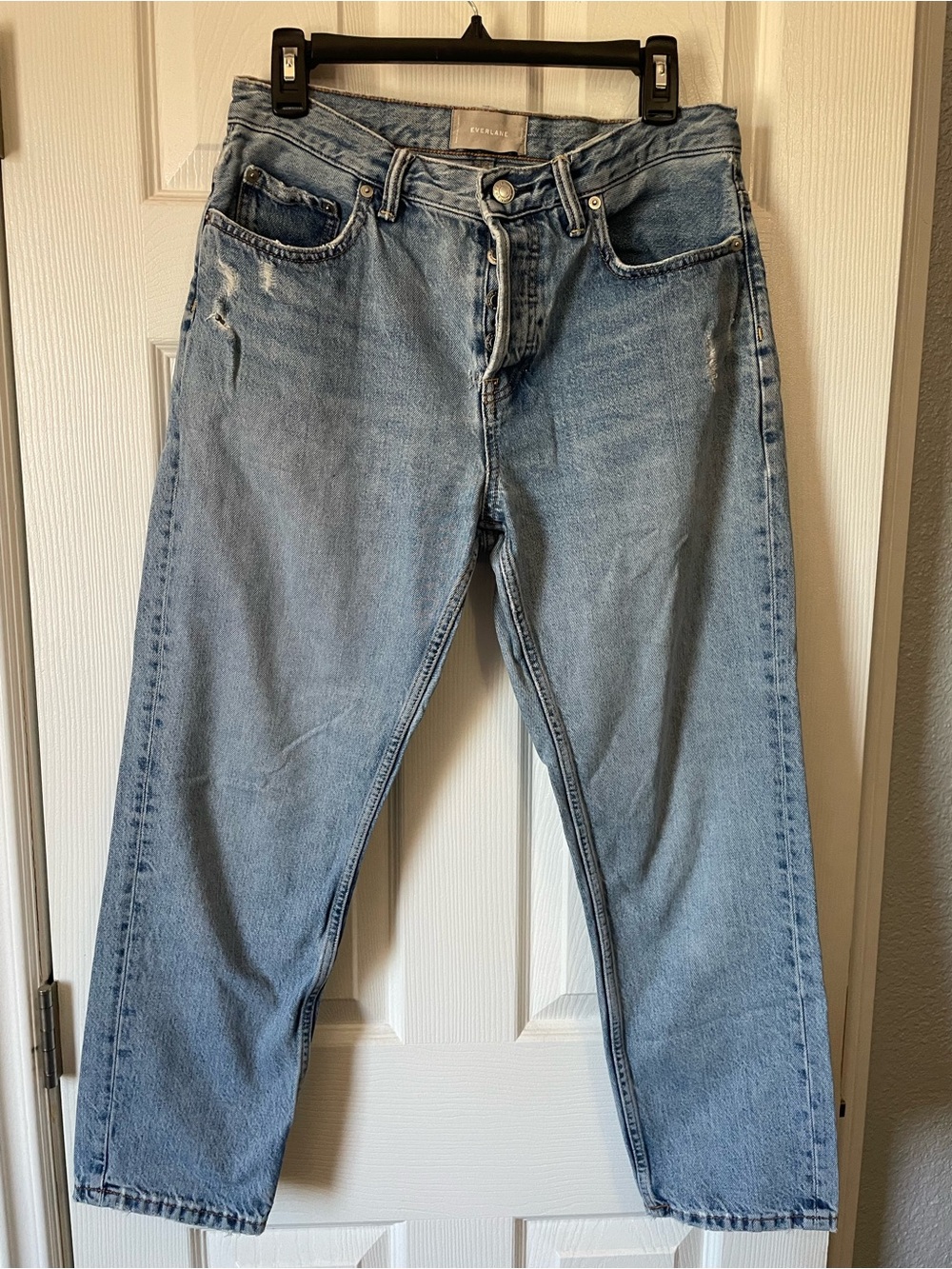 Light Wash Jeans - Classic Straight Fit